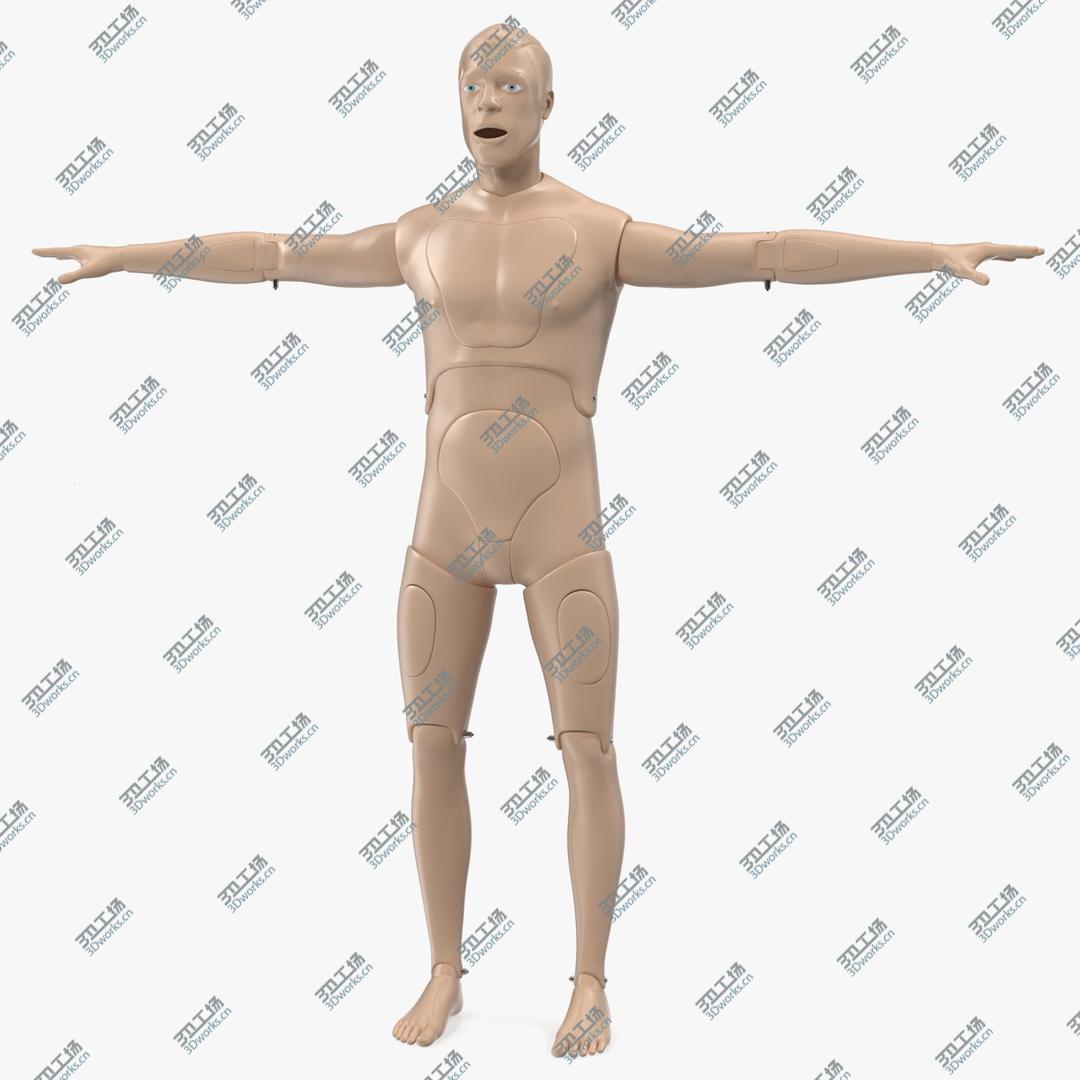 images/goods_img/2021040235/First Aid Training Manikin T-Pose 3D/1.jpg